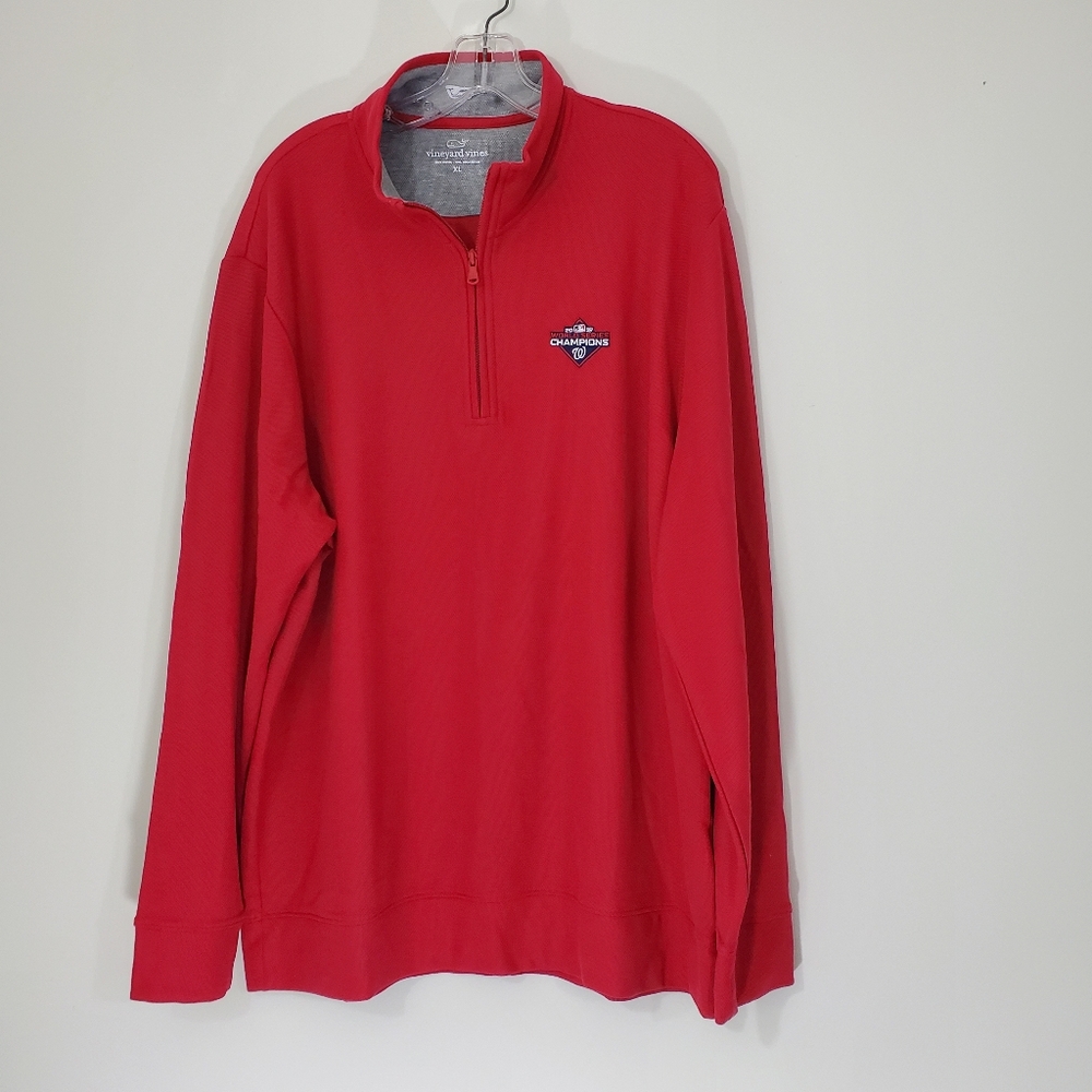 2019 World Champions Washington Nationals Vineyard Vines Jersey, Size XL